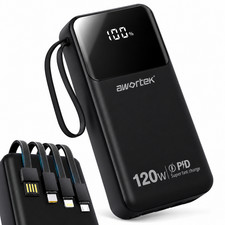 120W 50000mAh Power Bank Fast Charging Charger External Battery For Cell Phone