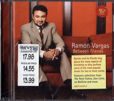 CD Ramon Vargas - Between Friends RCA New Sealed