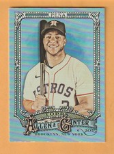 Jeremy Pena Houston Astros 2025 Topps Allen and Ginter Silver Portrait #50