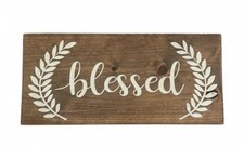 Wood Wall Sign-blessed