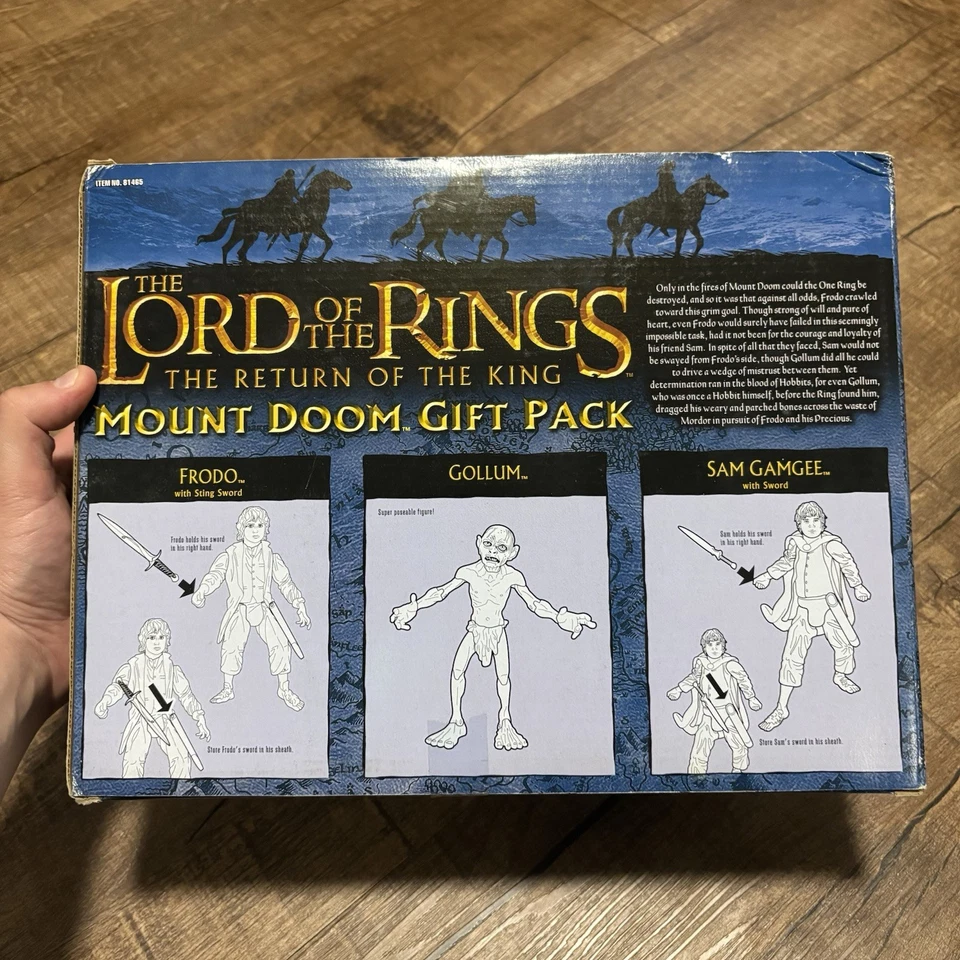 El Señor de los Anillos: El Retorno del Rey - Paquete de Regalo Mount Doom (ToyBiz, 2004) Nuevo Foto 4 de 4