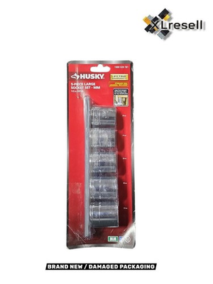 #ad Husky 1 2 in. Drive Metric Large Socket Set 5 Piece $19.90