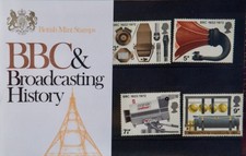 British MINT 197 Stamp Presentation Pack BBC & Broadcasting History  #43