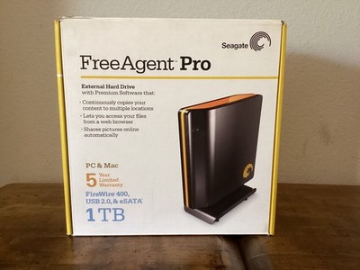 SEAGATE FreeAgent Pro 1TB External Hard Drive