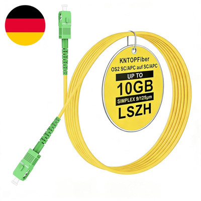 OS2 LWL Glasfaserkabel 30M, SC/APC Auf SC/APC Singlemode Simplex, FTTH Patchkabe