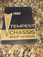 1966 Pontiac Tempest Lemans Gto Original Chassis Shop Manual