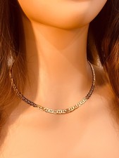 Gold Filled 4mm Mariner Necklace  Bold  Classic Chain