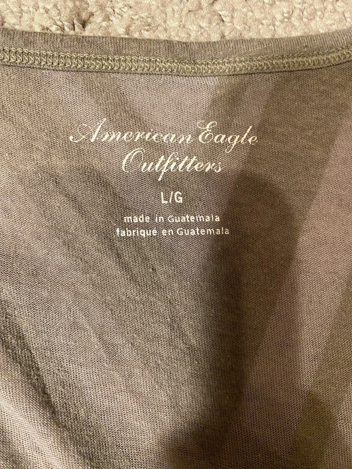 American Eagle Outfitters Women’s Tank Top Large Brown Aztec Geometric Print - Image 3 of 4