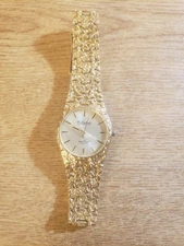 Dufonte Lucien Piccard Nugget Men’s Watch, Gold Tone