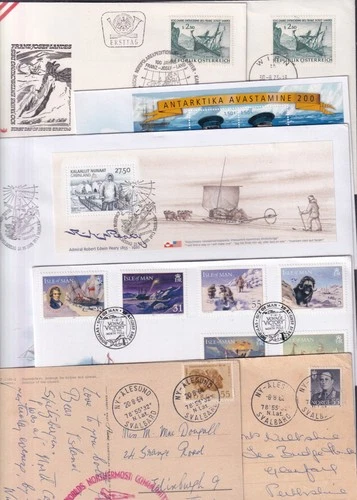 Polar Arctic Antarctic choice FDC cover Estonia Norway Sweden USA penguin ship