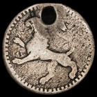 Guatemala - 1/4 Real - 1862 - KM#130 - Silver .903 - 0.022 ASW — photo 2
