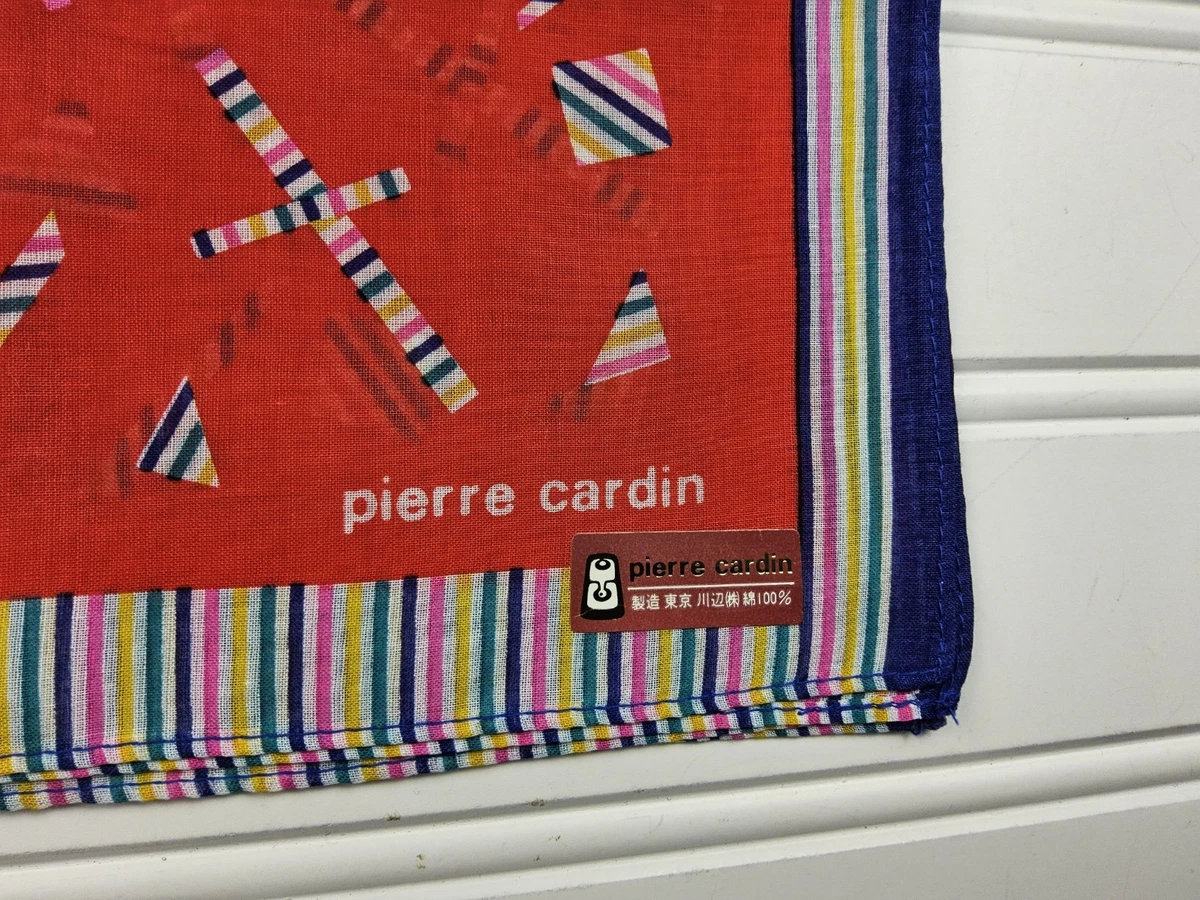 Pierre Cardin Handkerchief Neckerchief Bandana Scarf 