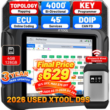 XTOOL USED D9S Full System Diagnostic Scanner...