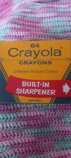 Crayola Crayons 64 With Built In Sharpener Vintage Crayon Box Missing 1