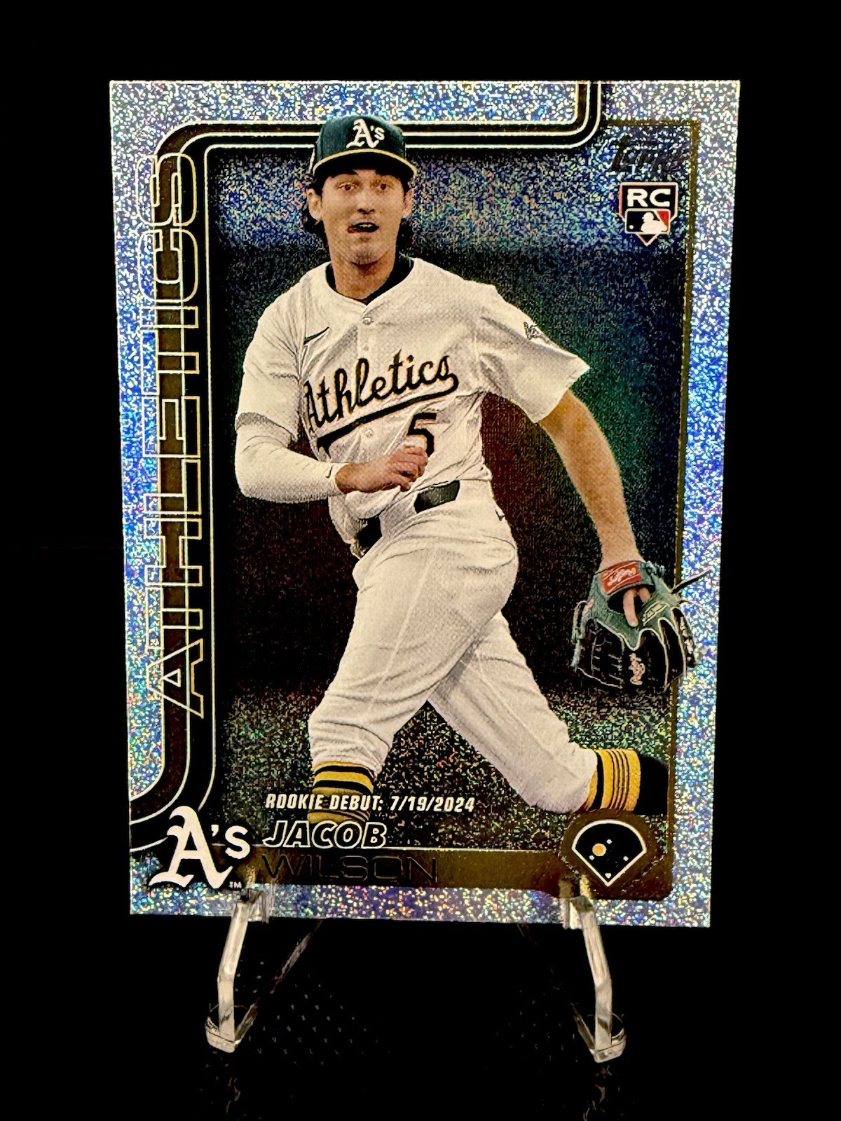 2025 Topps Update Series - Rookie Debut Jacob Wilson #US180 Sandglitter (RC)