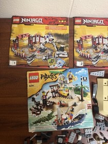 Lego Ninjago 2520 Instructions Pirates 6241  Instructions Plus Pieces Lego Lot