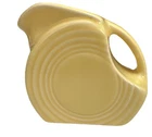 Fiesta Ware Yellow Mini (3”) Disk Pitcher w/5 oz Capacity