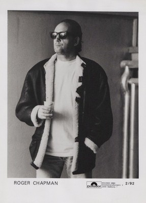 Roger Chapman Fotografie Schwarzweiß Pressepromotionsfoto Ca. 1992
