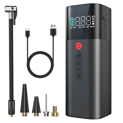 #ad Cordless 150 PSI Air Compressor Tire Inflator Fits Car Moto Bike Tires Air Pump $14.10