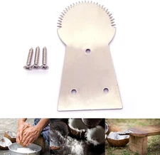 Coconut Grater Scraper Shredder Flat Blade Manual Utensil Small Kitchen Tool