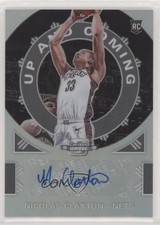 2019-20 Panini Contenders Optic Up and Coming /125 Nic Claxton Nicolas Auto 0el
