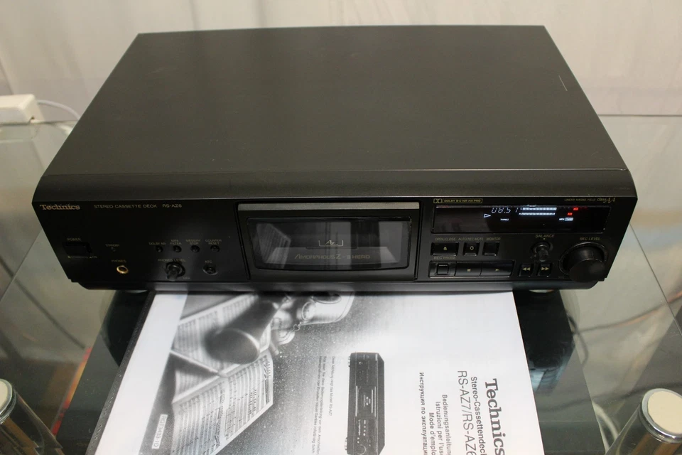 TECHNICS RS-AZ6 High End 3-HEAD STEREO CASSETTE DECK *GIAPPONE *MANTENUTO* - Immagine 3 di 4