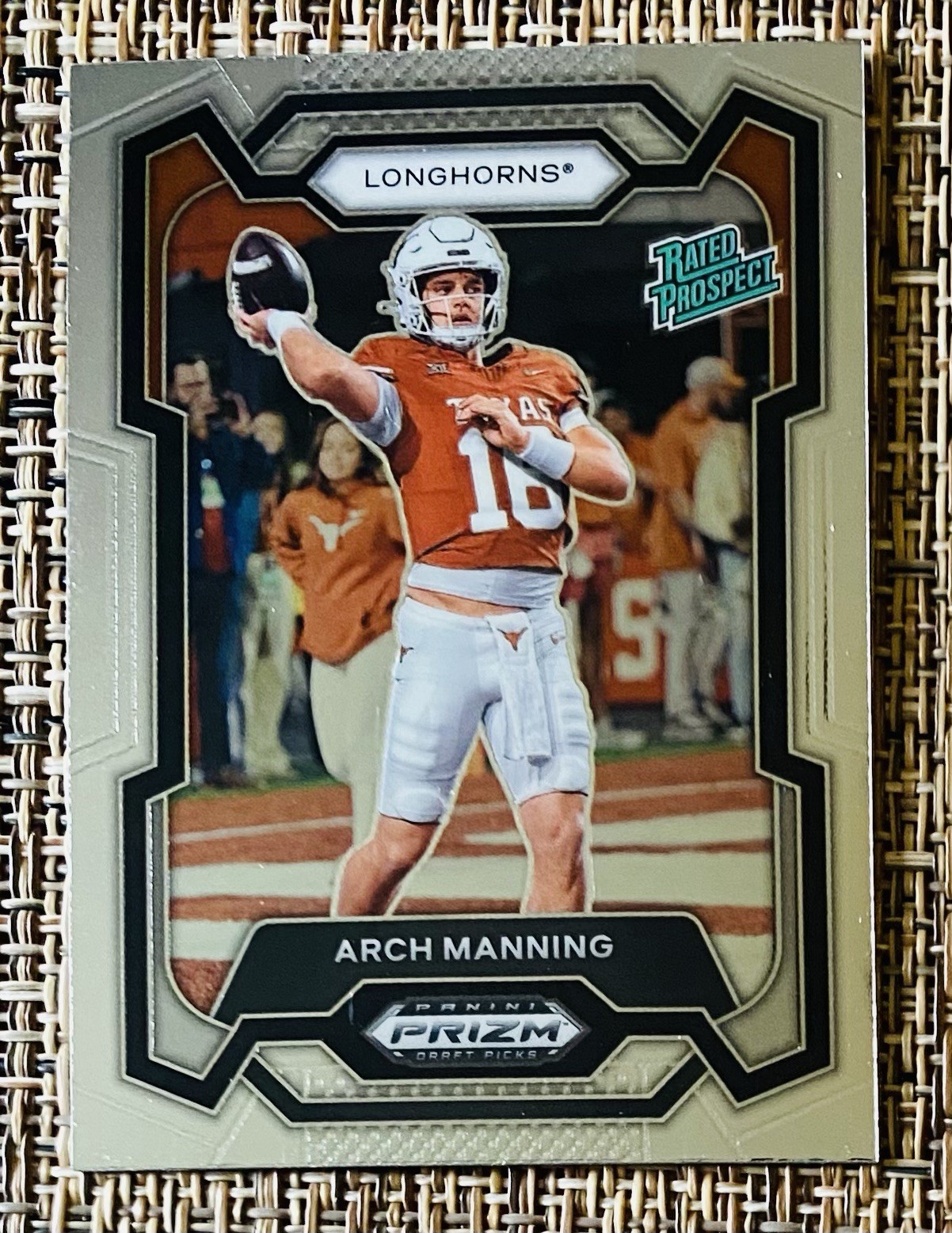 2024 Panini Prizm Draft Picks #192 Arch Manning Rated Prospect Longhorns