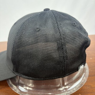 Lost Surfboards Hat Cap Snap Back Mens One Size Black Trucker Mesh