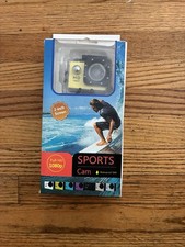 1080p Sports Camera Full HD Waterproof 3 ATM 30 Meters - New