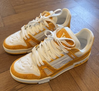 Louis Vuitton LV Trainer Leather Low Sneaker 9 UK Good Condition