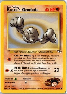 Brock's Geodude 66/132 Gym Heroes