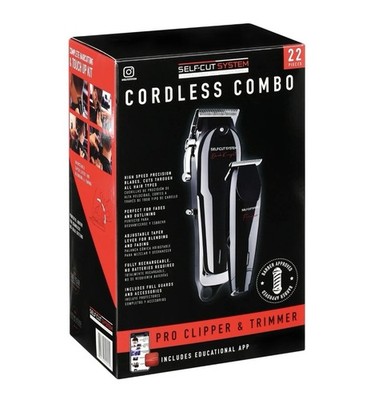 Self-Cut System Cordless clipper and trimmer combo set-22 pieces