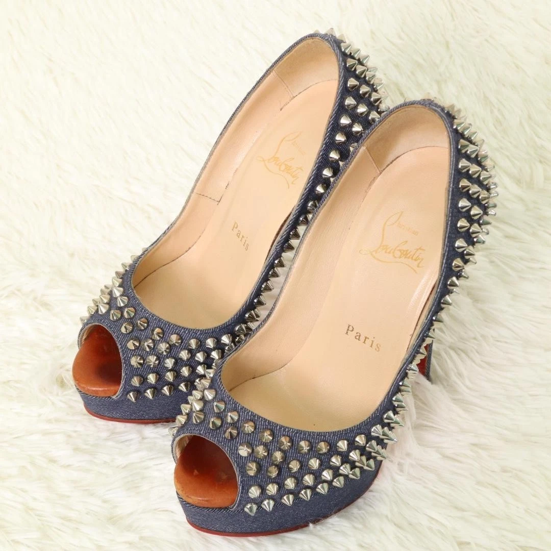 Christian Louboutin Women's Blue Spikes for sale | eBay