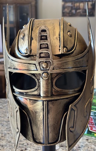 Medieval Face Warrior Helmet.  Stand IS NOT INCLUDED