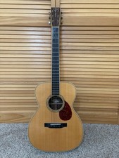 Collings OM2H Torch Peghead Inlay, Abalone Rosette Peghead & Fretboard Binding