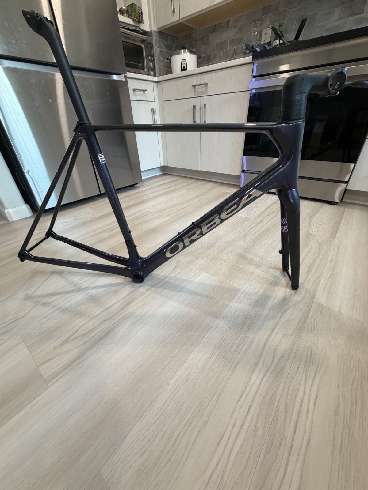 2024 Orbea Orca OMX Road Frameset Custom Color Tanzanite Size 55