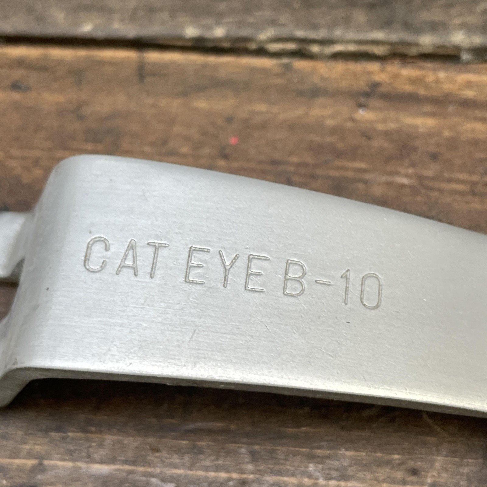 Vintage Sate-Lite Cat Eye B-10 Bicycle Reflector Set BS6102-2 Front Rear Alloy