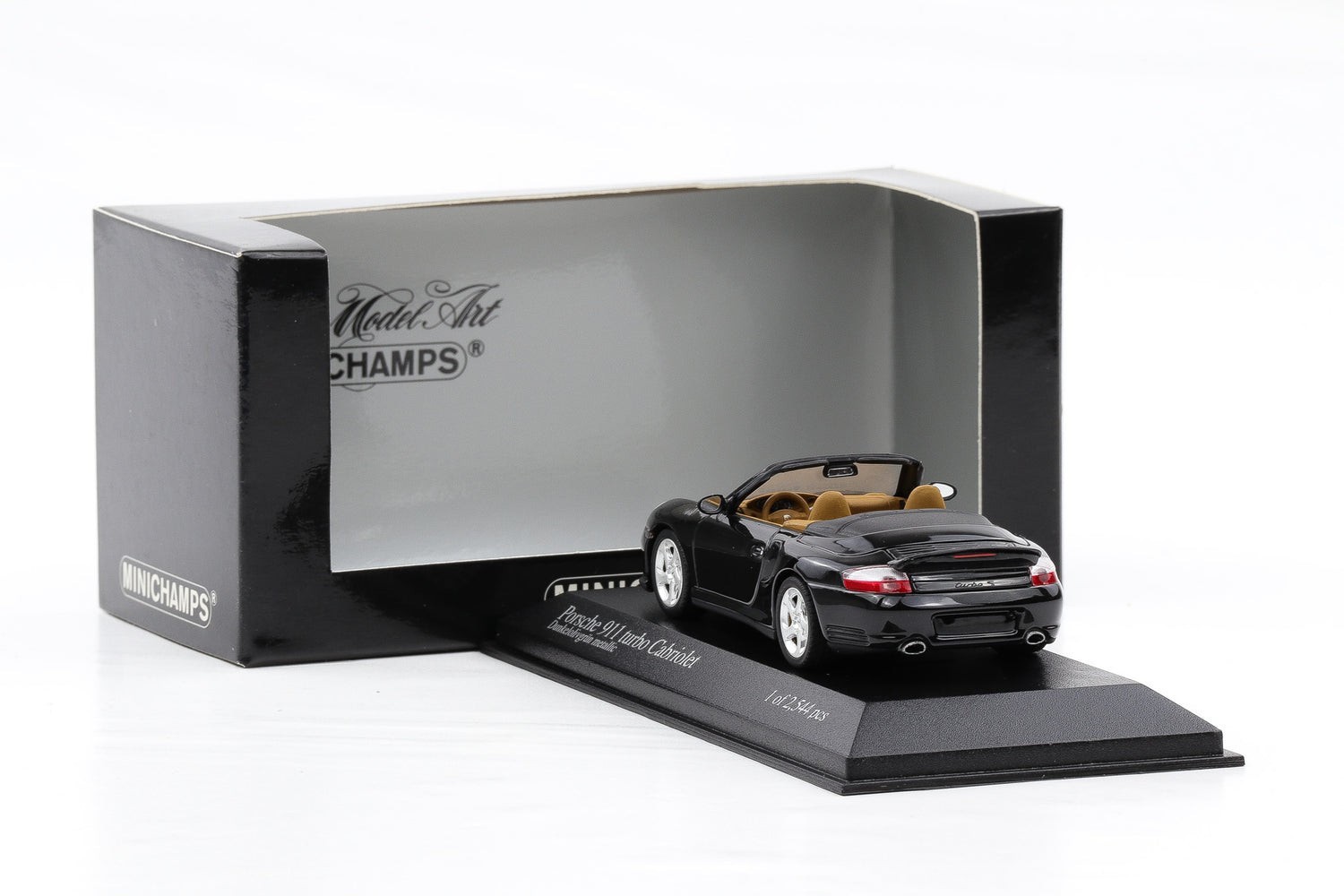 Porsche 911 996 Turbo S Minichamps 1:43 : Voiture miniature d'exception Olive Green