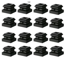 Iron Baluster Shoes Stair Flat Shoe with Screw for 1/2 Inch Square 16 pcs