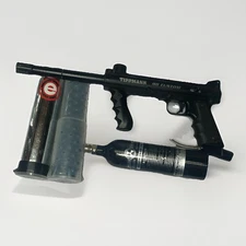 Tippmann 98 Custom Paintball Marker With CO2 Tank And Paint Tubes Untested