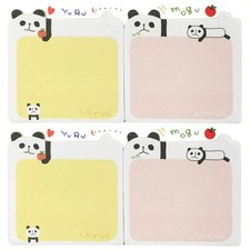 Lounging Animal Memo Sticky Notes, Panda Set os 2