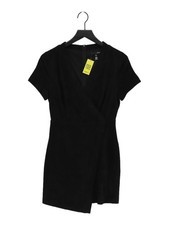 AQUA Bodycon Midi Dress S in Black