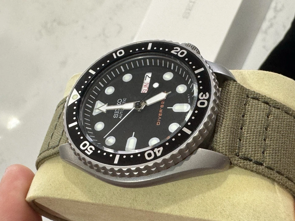 Seiko Hombre Automático Skx007 LEER Foto 4 de 4