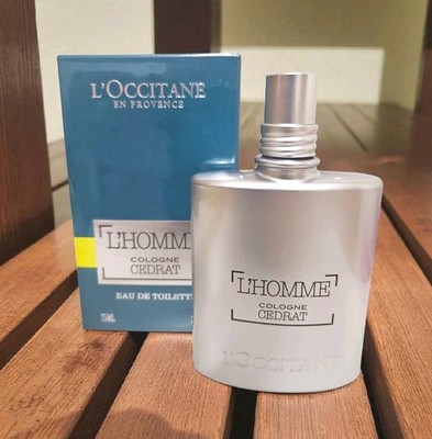L'OCCITANE L'HOMME COLOGNE CEDRAT EAU DE TOILETTE 2.5 OZ