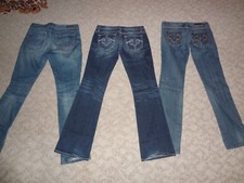 Women Express ReRock Jeans Lot of 3