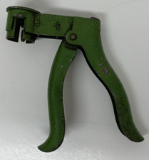 Vintage Stanley No. 442 Pistol Grip Saw Set Made in USA Pat Pend MCM Green