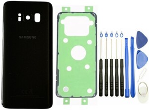 Original Samsung Galaxy S8 Akkudeckel Backcover Schwarz mit Kleber +Werkzeug