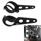 Universal 35mm-43mm Headlight Mount Brackets Fork Ear Fit For Chopper Motorcycle