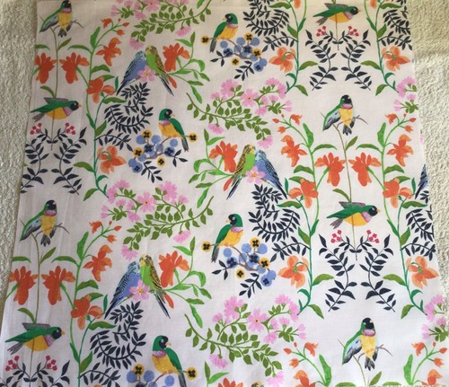 Paper Birds Pink & Ditsy Floral Cath Kidston FQ Bundle 2* 50cm Square Fabric New - Picture 16 of 23
