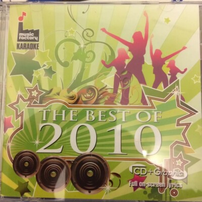 Music Factory Best Of 2010 CDG Karaoke Disc - Ft Rihanna, The Script, Plan B